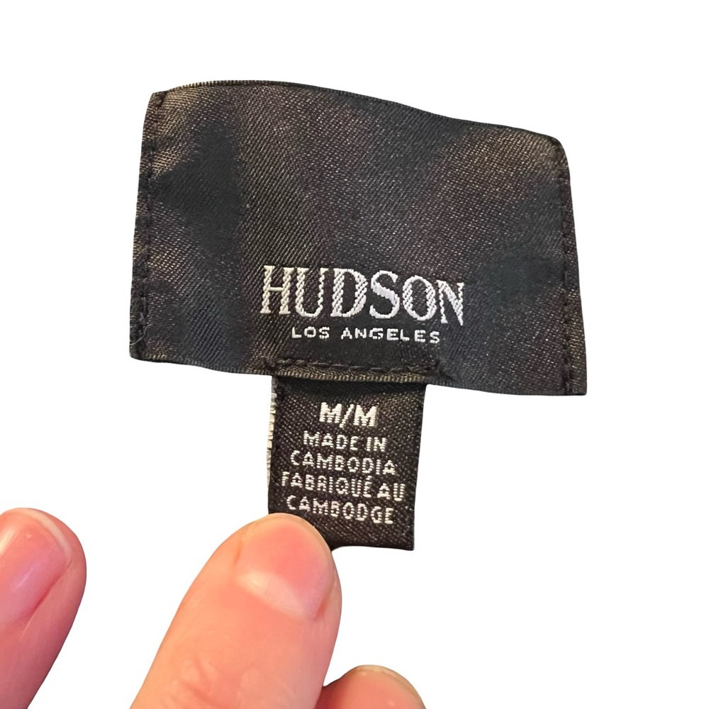 Hudson Los Angeles black demin shirt. Size medium - Picture 3 of 7